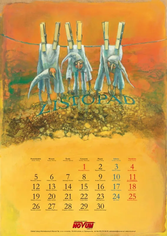 Kalendarz NOVUM 2012
