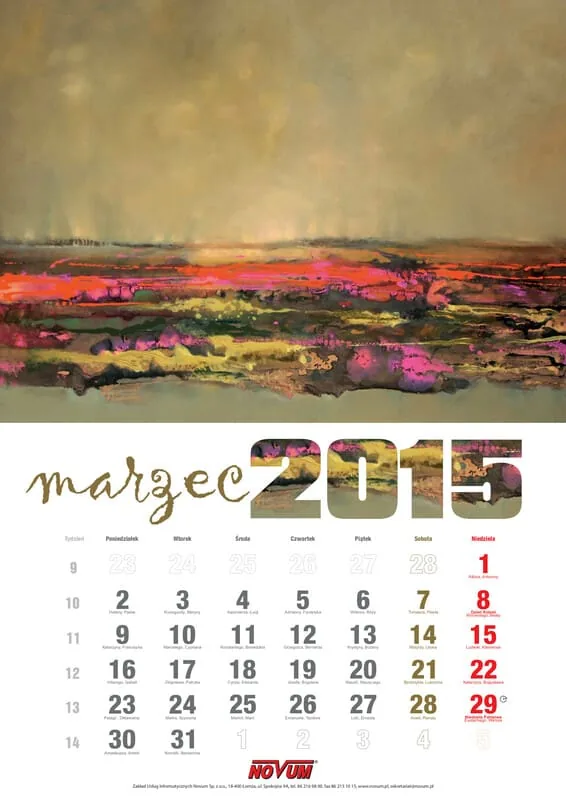 Kalendarz NOVUM 2015