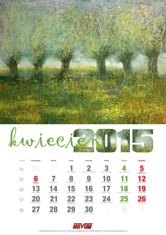 Kalendarz NOVUM 2015