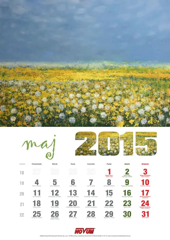 Kalendarz NOVUM 2015