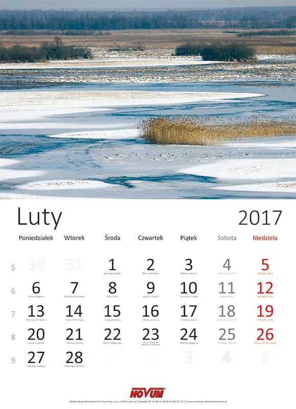 Kalendarz NOVUM 2017
