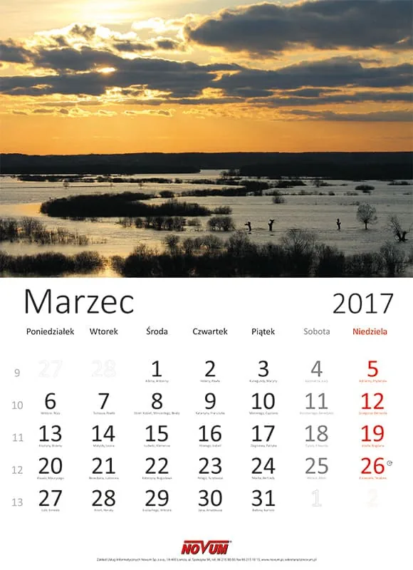 Kalendarz NOVUM 2017