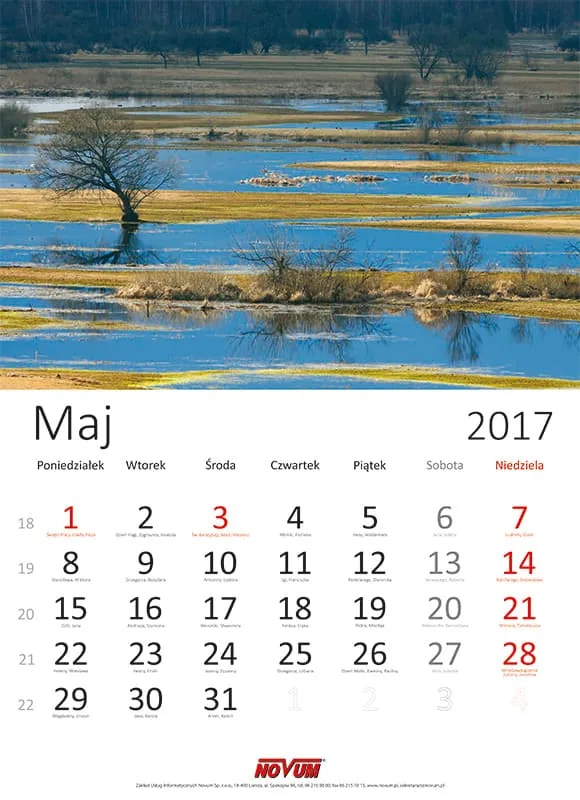 Kalendarz NOVUM 2017