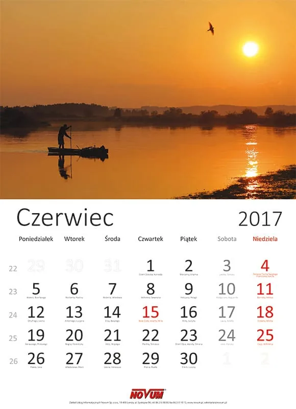 Kalendarz NOVUM 2017
