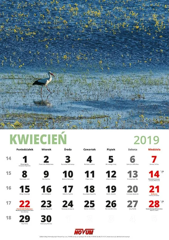 Kalendarz NOVUM 2019