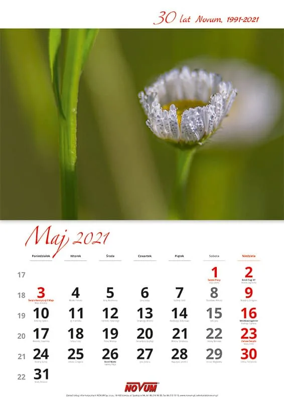 Kalendarz NOVUM 2021